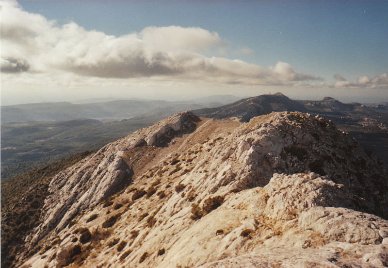 Sainte Baume, crête ouest